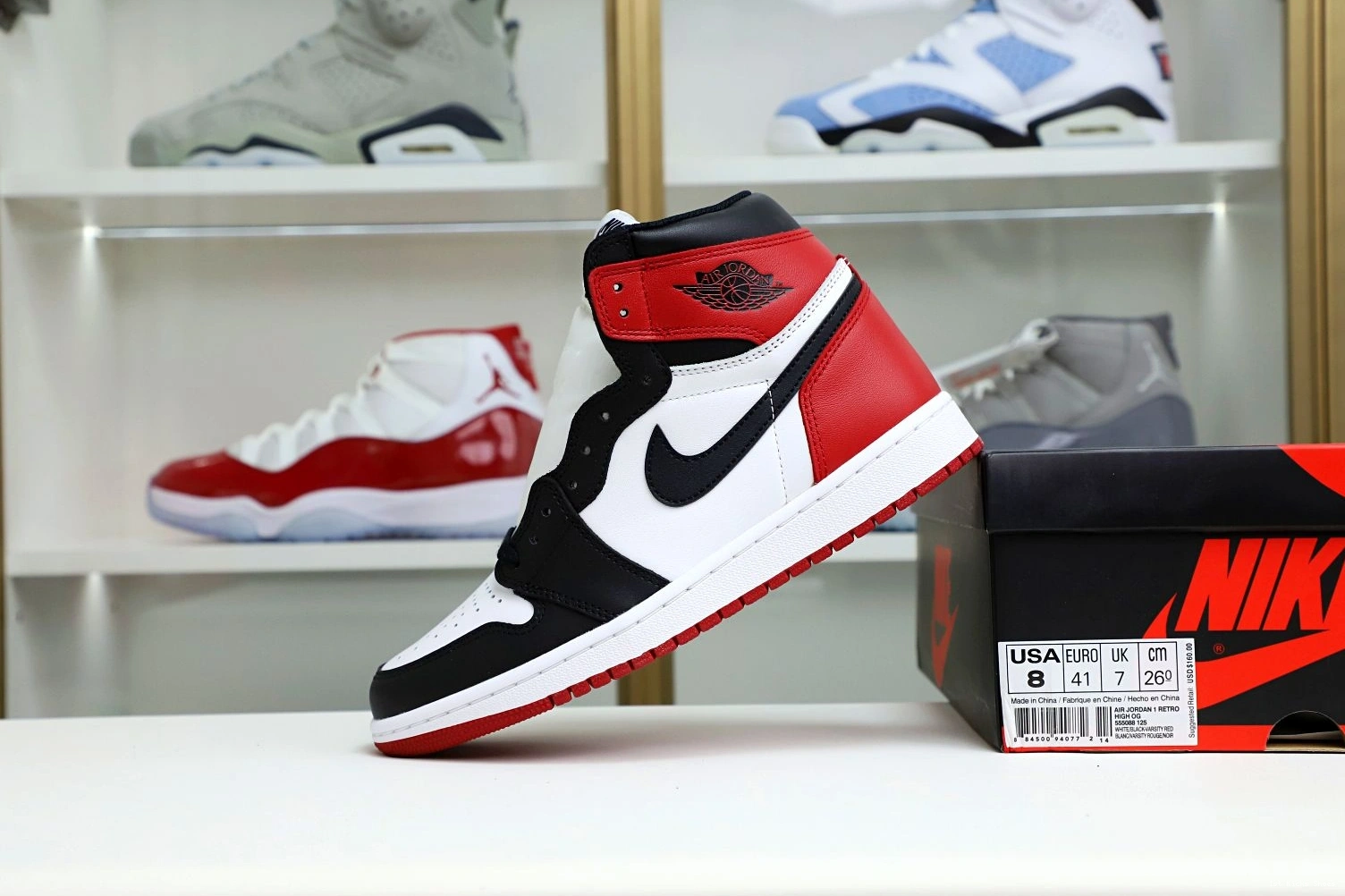 1 Jordan Air Fashionable Kimikick Retro Toe Black 1962 (2016) 0110